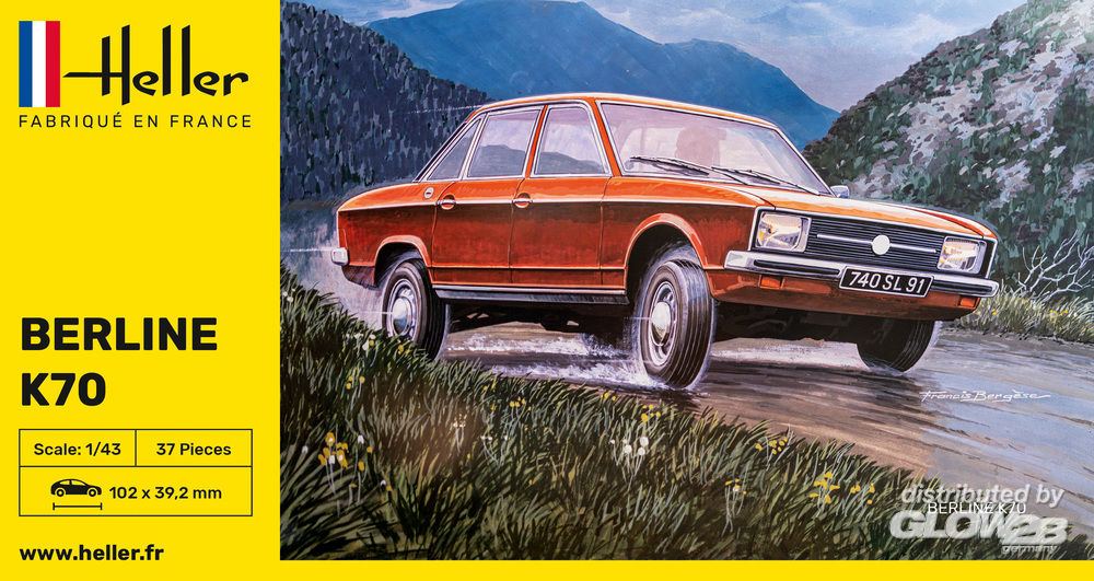 Heller 80176 - VW Berline K70 1/43rd Scale